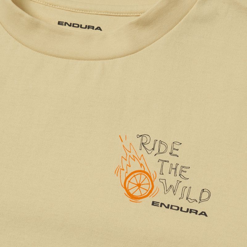 Marškinėliai Endura Ride The Wild Graphic šviesiai smėlio spalvos 3