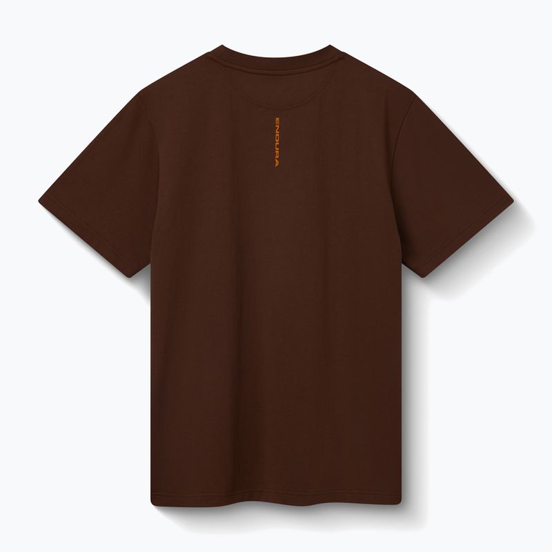 Dviračių marškinėliai Endura Icon Logo Graphic Tee end mahogany 2