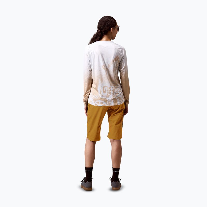 Moteriški dviračių marškinėliai ilgomis rankovėmis Endura Singletrack Print W aero blue 4