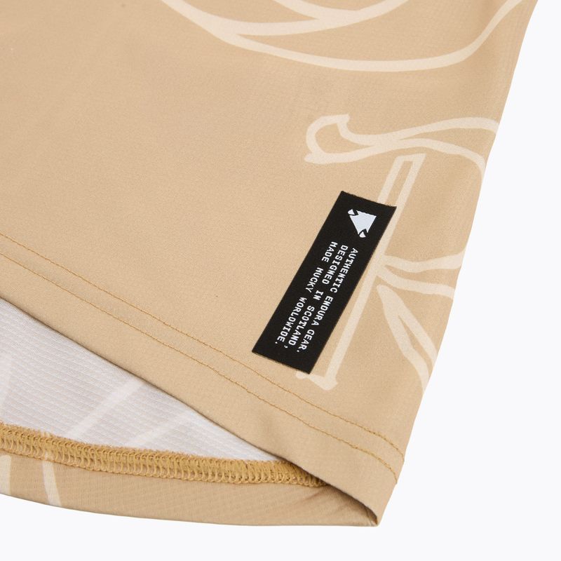 Moteriški dviračių marškinėliai Endura Singletrack Print W sand 4