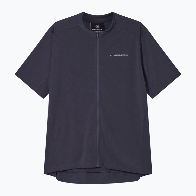 Vyriški dviračių marškinėliai Endura Loop Zipped carbon grey 7