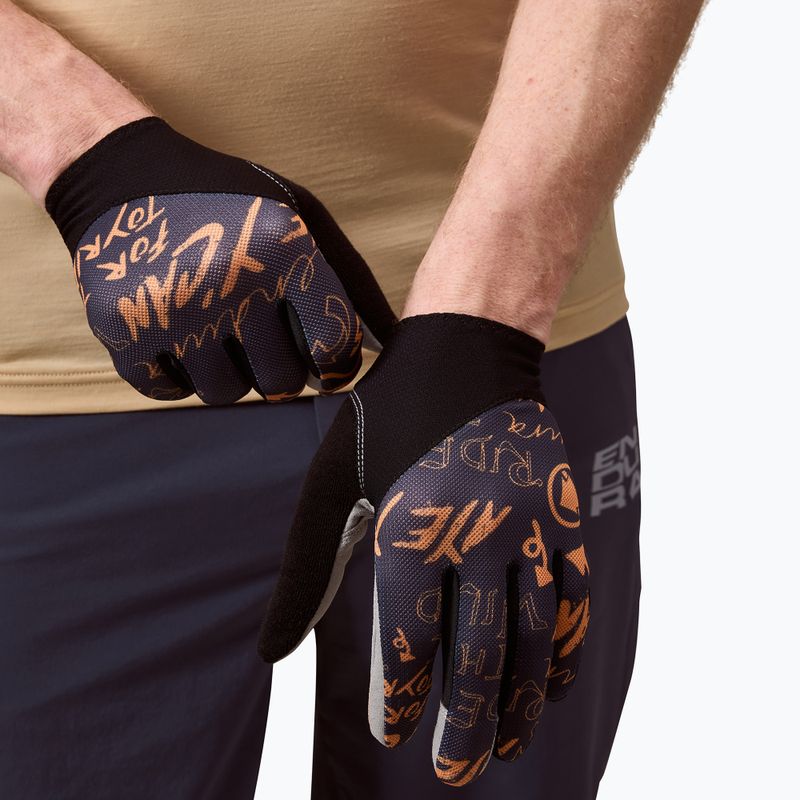 Vyriškos dviračių pirštinės Endura Hummvee Lite Icon carbon grey 4