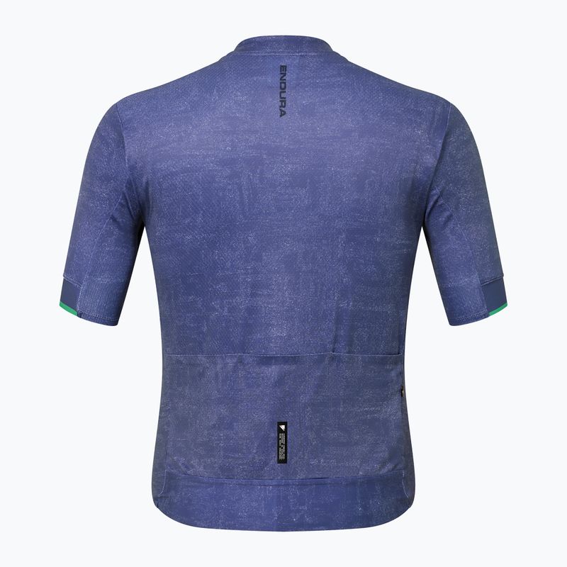 Vyriški dviračių marškinėliai Endura FS260 Print indigo rock 2