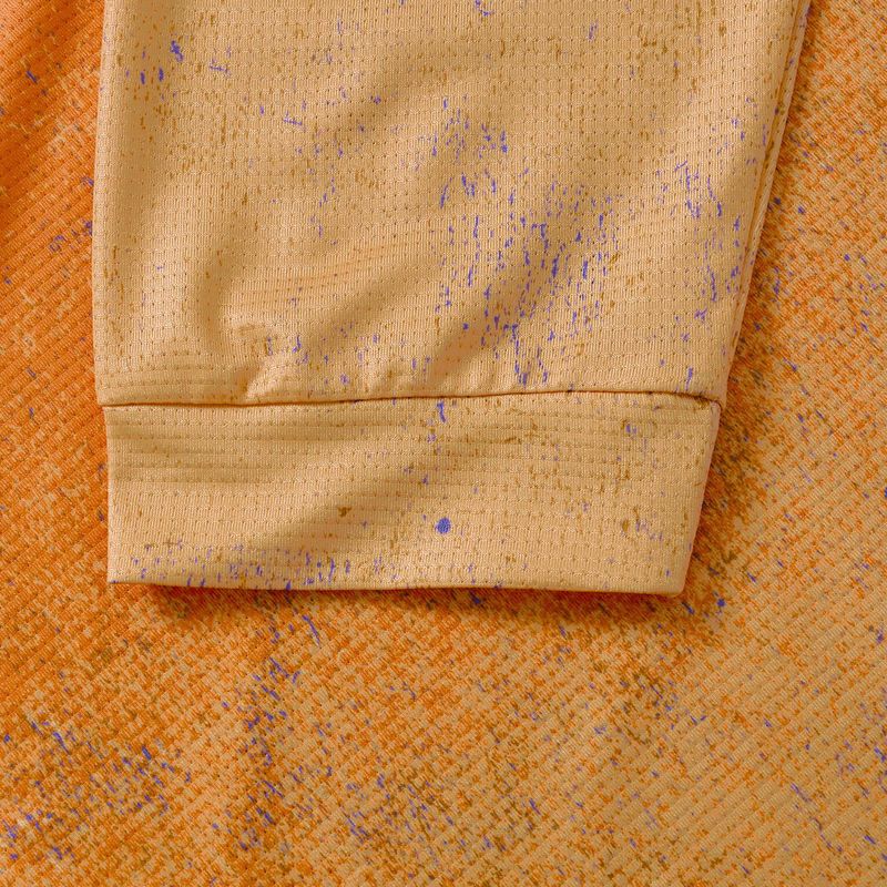 Vyriški dviračių marškinėliai ilgomis rankovėmis Endura Singletrack Print end orange 8