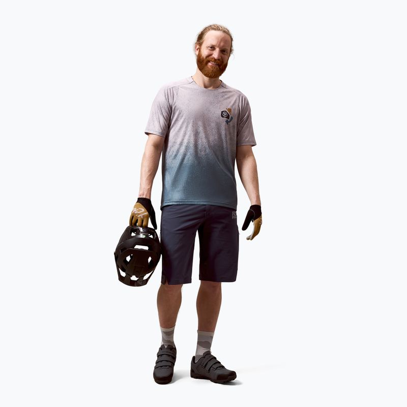 Vyriški dviračių marškinėliai Endura Singletrack Print titanium 2