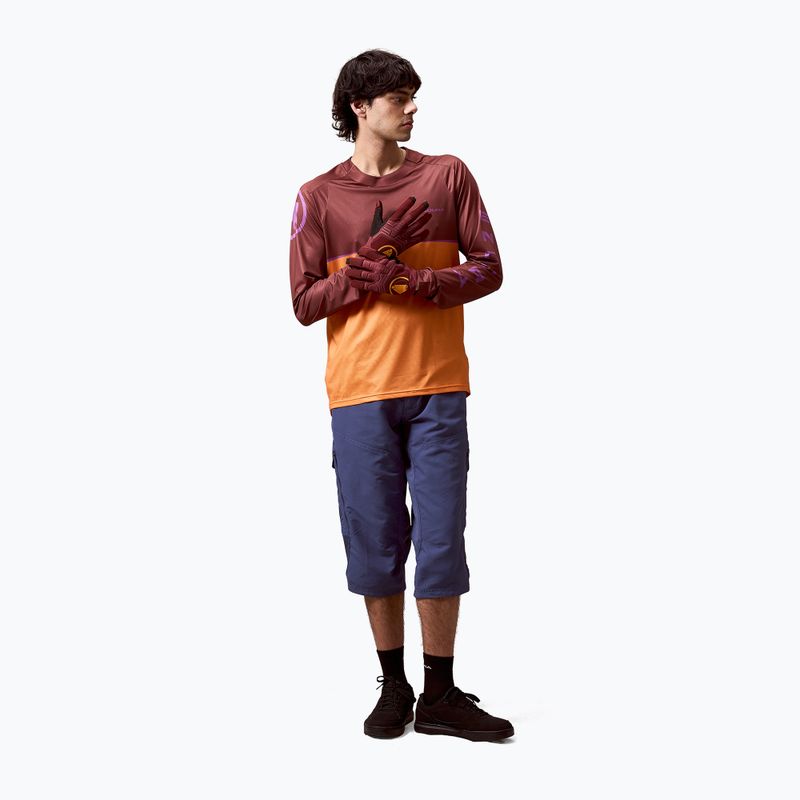 Vyriški dviračių šortai Endura Hummvee 3/4 indigo rock 2