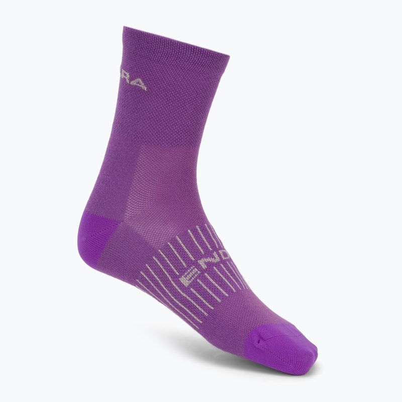 Moteriškos kojinės Endura Coolmax Race 3 pairs W end purple 3