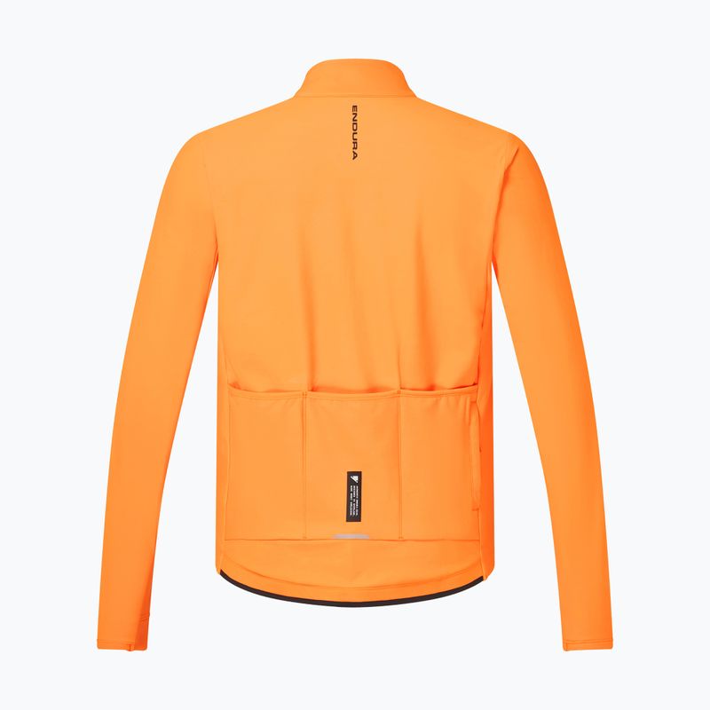 Vyriškas dviračių džemperis Endura Loop Ride L/S Jersey end orange 7