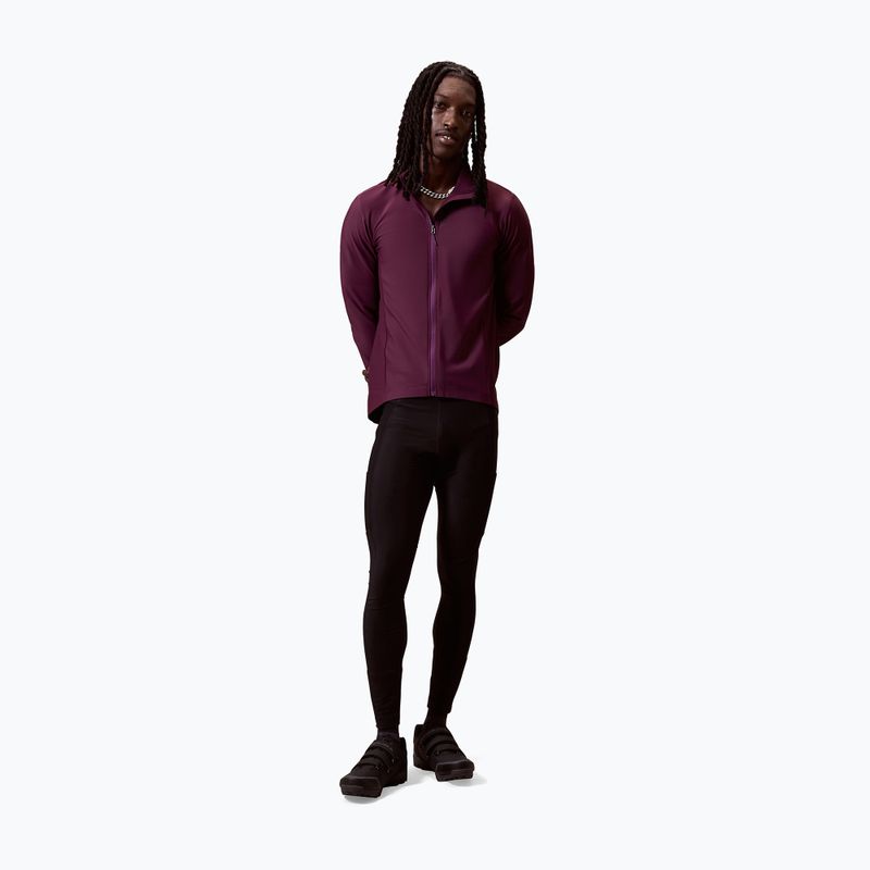 Vyriškas dviračių džemperis Endura Loop Ride L/S Jersey black cherry 2