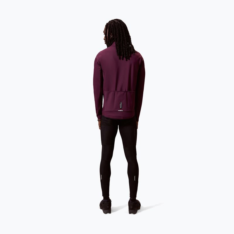 Vyriškas dviračių džemperis Endura Loop Ride L/S Jersey black cherry 4