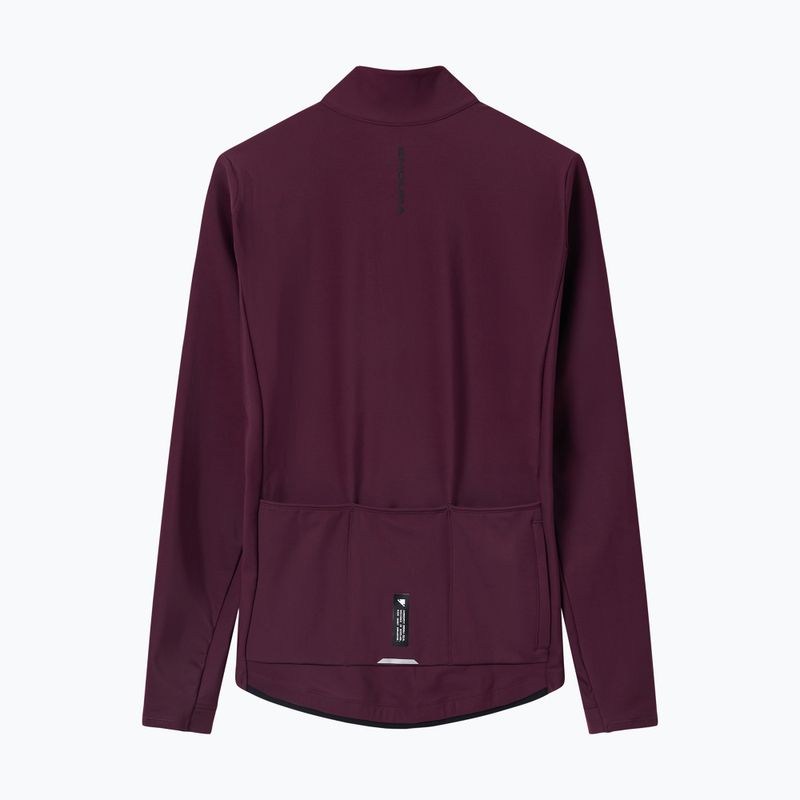 Vyriškas dviračių džemperis Endura Loop Ride L/S Jersey black cherry 8