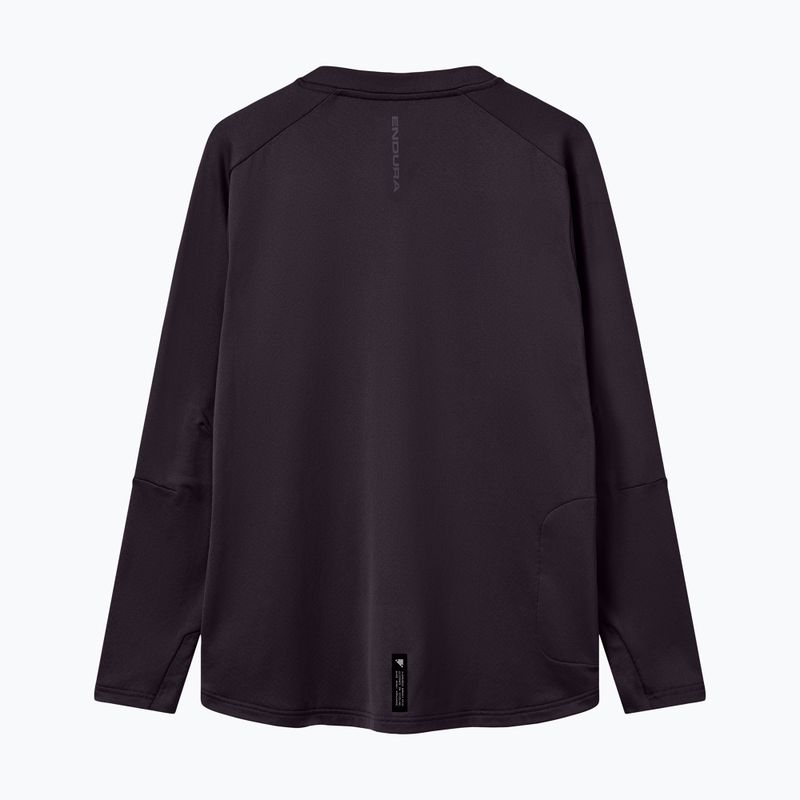 Vyriški dviračių marškinėliai ilgomis rankovėmis Endura Alltrack Roam Fleece black 8