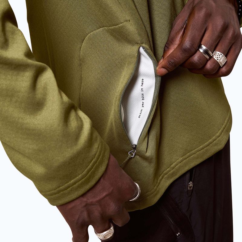 Vyriški dviračių marškinėliai ilgomis rankovėmis Endura Alltrack Roam Fleece moss green 6