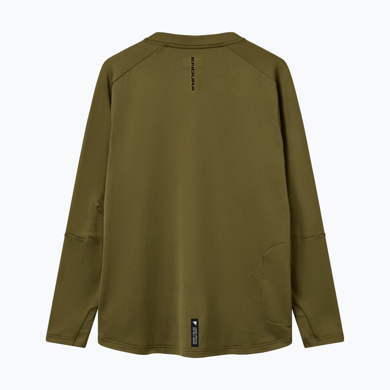 Vyriški dviračių marškinėliai ilgomis rankovėmis Endura Alltrack Roam Fleece moss green 8