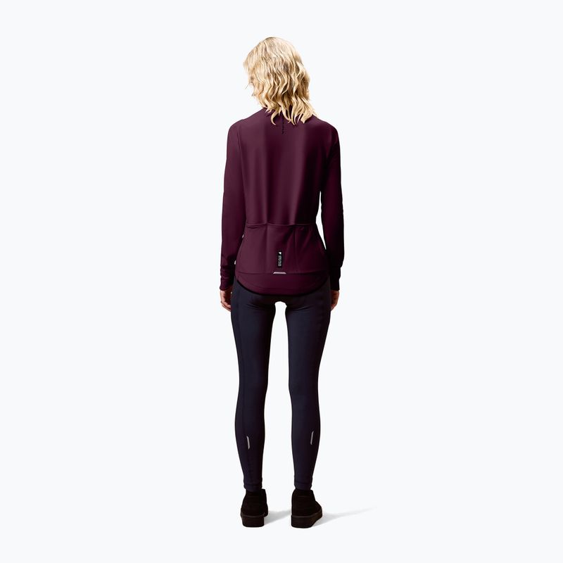 Moteriškas dviračių džemperis Endura Loop Ride L/S Jersey black cherry 4