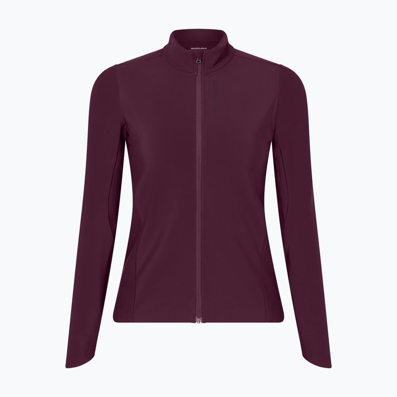 Moteriškas dviračių džemperis Endura Loop Ride L/S Jersey black cherry 7