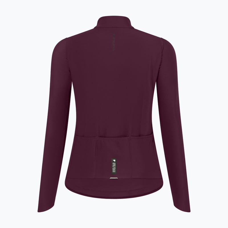 Moteriškas dviračių džemperis Endura Loop Ride L/S Jersey black cherry 8
