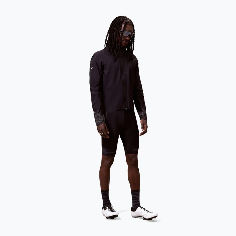 Vyriška dviračių striukė Endura Alltrack Race Cape black reflective rint 2