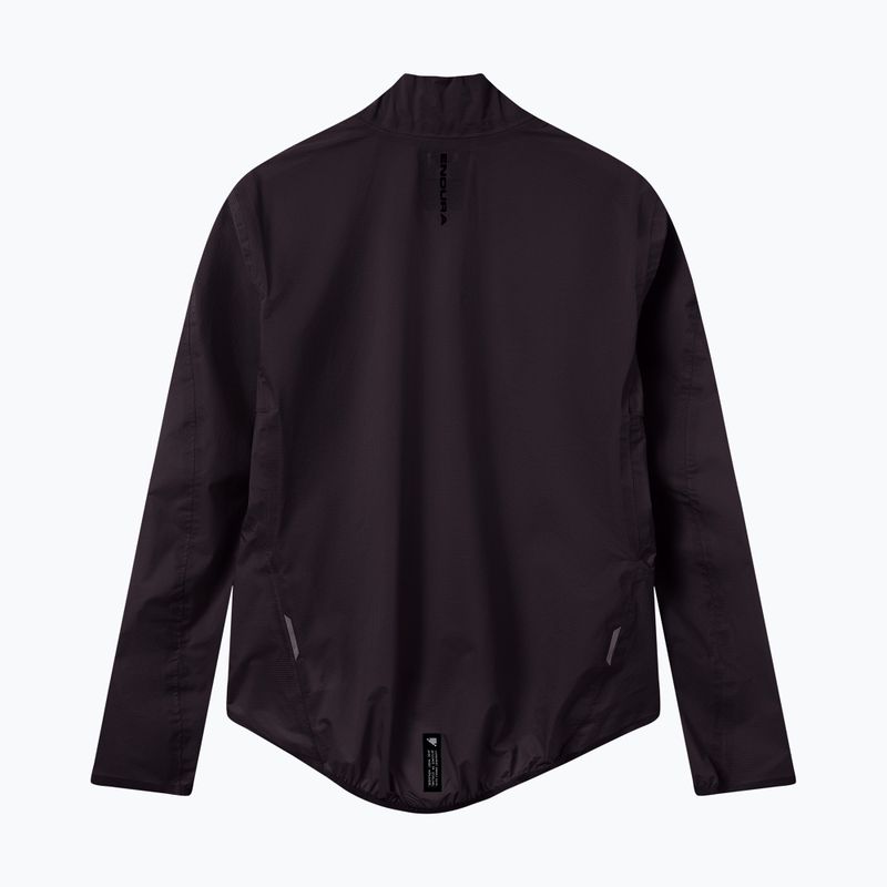 Vyriška dviračių striukė Endura Alltrack Race Cape black reflective rint 8