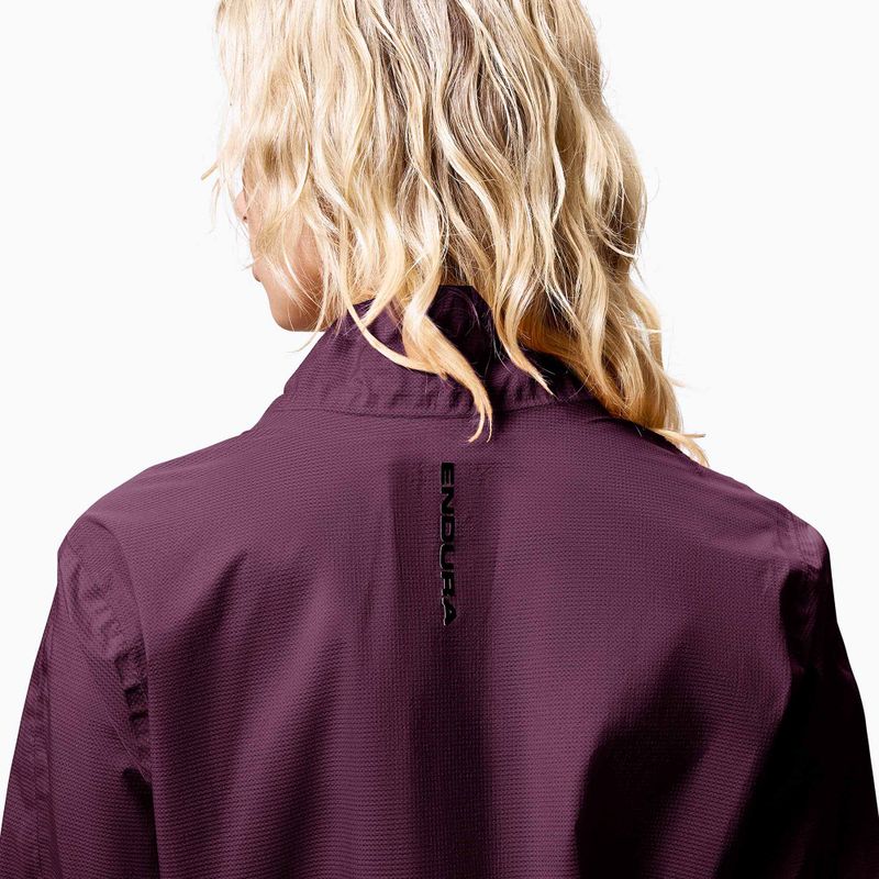 Moteriška dviračių striukė Endura Alltrack Race Cape black cherry 6
