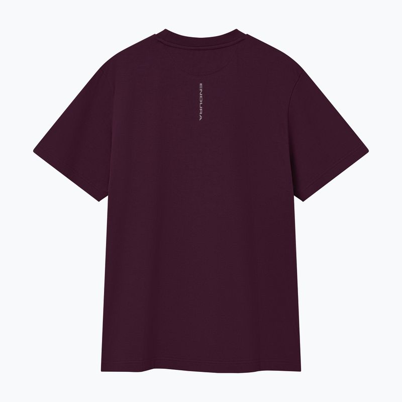 Dviračių marškinėliai Endura Stacked Logo Graphic Tee black cherry 2