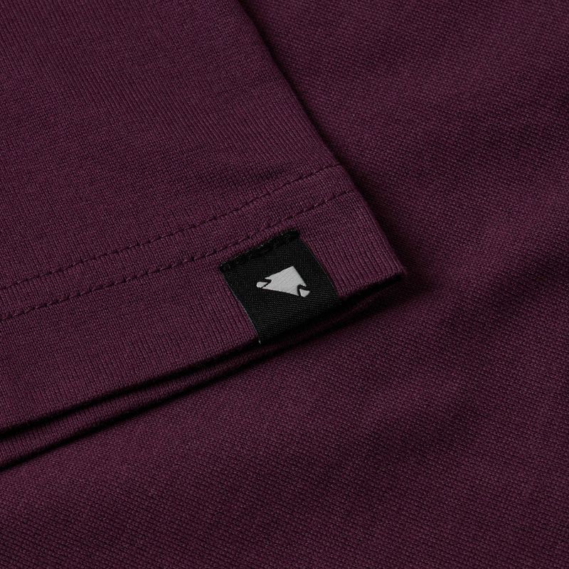 Dviračių marškinėliai Endura Stacked Logo Graphic Tee black cherry 5