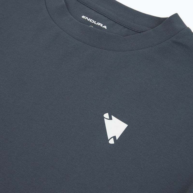 Dviračių marškinėliai Endura Icon Logo Graphic Tee carbon grey 3