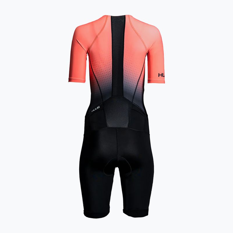 Moteriškas triatlono kostiumas HUUB Commit Long Course Suit black/coral 2