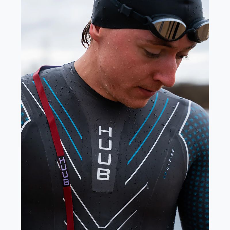 Vyriškas triatlono hidrokostiumas HUUB Pinnacle NB black/blue 5