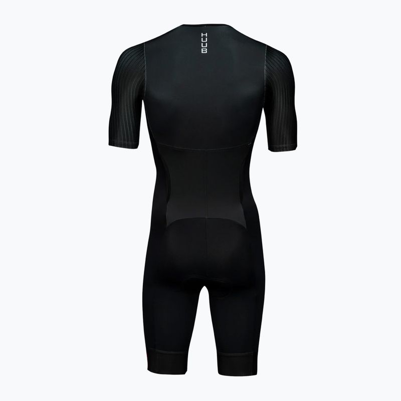 Vyriškas triatlono kombinezonas HUUB Eternal Aero LC Tri Suit balck/red 2