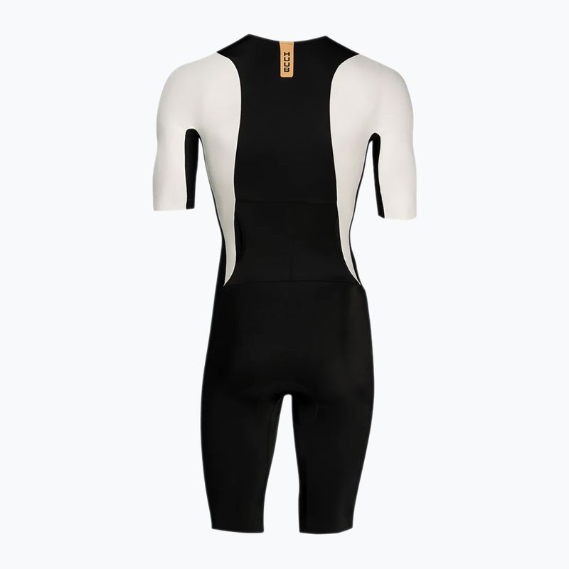 Vyriškas triatlono kombinezonas HUUB Collective Tri Suit black/white 2