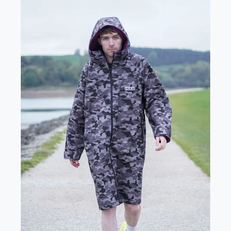 Paltas HUUB Changing Robe black grey camo 3