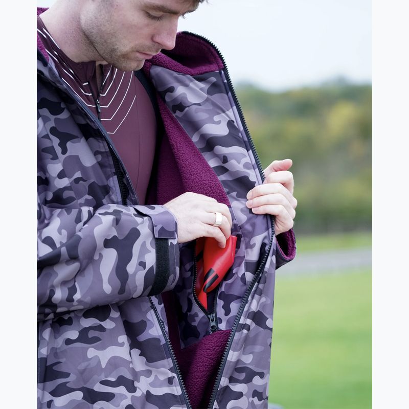 Paltas HUUB Changing Robe black grey camo 4