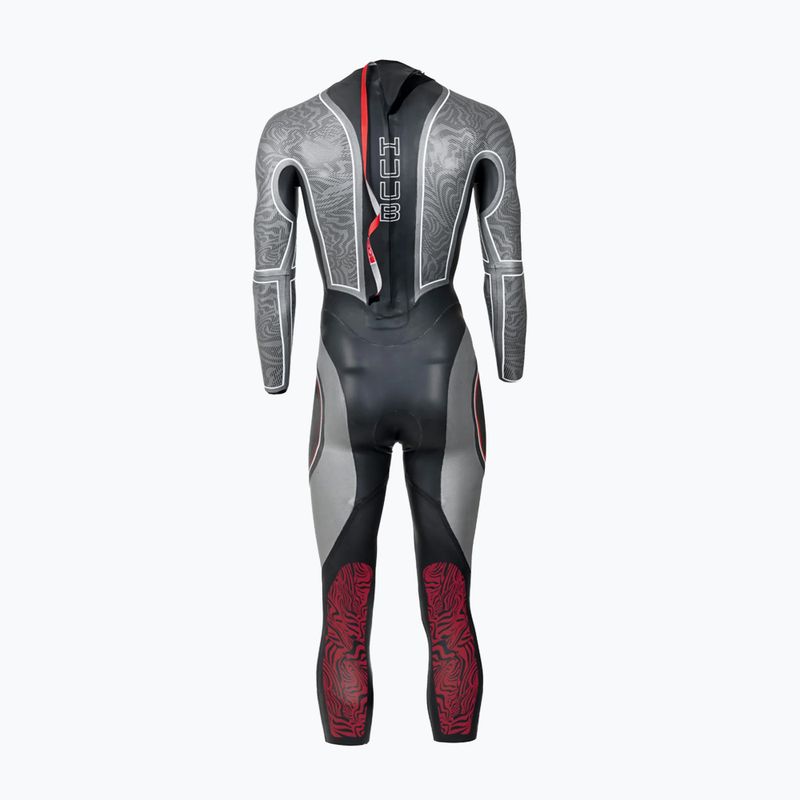 Vyriškas triatlono kostiumas HUUB SUB7 3:5 black/grey 2