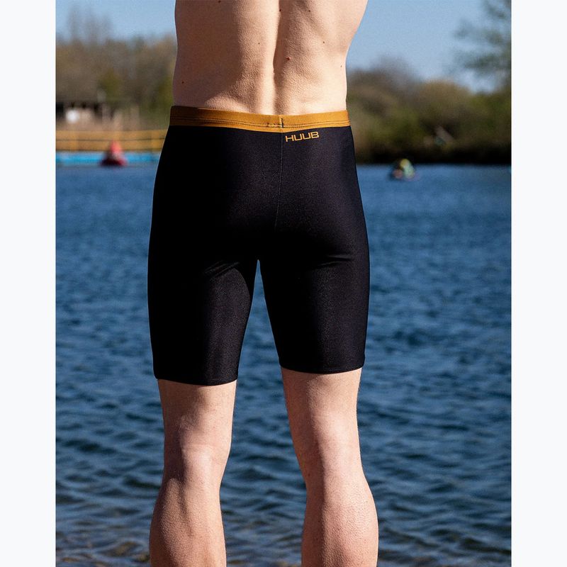 Vyriški plaukimo šortai HUUB Jammer Jee black/orange 4