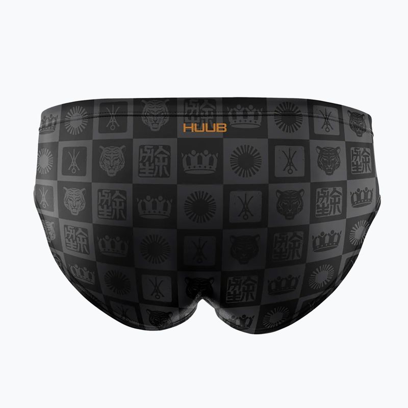 Vyriškos plaukimo trumpikės HUUB Trunk Yee gray/orange 2