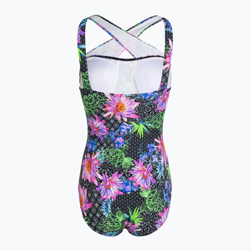 Moteriškas vientisas maudymosi kostiumėlis Zoggs Mystique Classicback multicolour 2