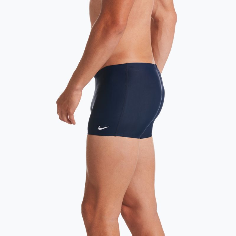 Vyriški Nike vienspalviai kvadratiniai maudymosi bokseriai tamsiai mėlyni NESS8111-440 8