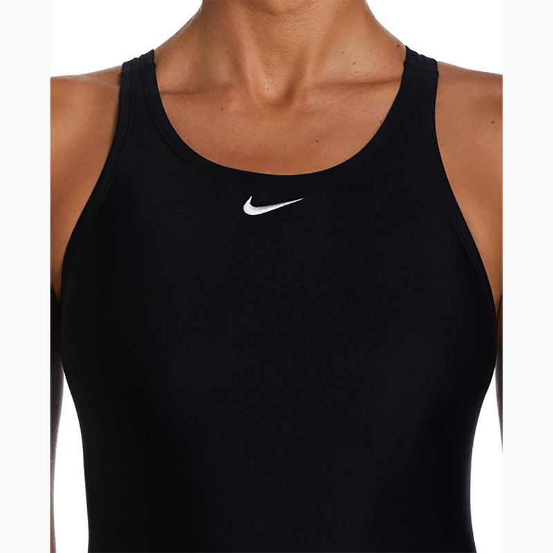 Moteriškas vientisas plaukimo kostiumas Nike Fastback black 3