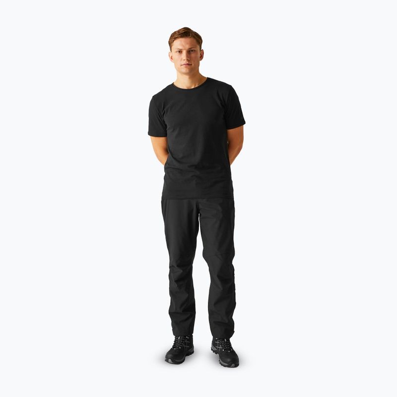 Vyriškos turistinės kelnės REGATTA Highton Stretch black 2