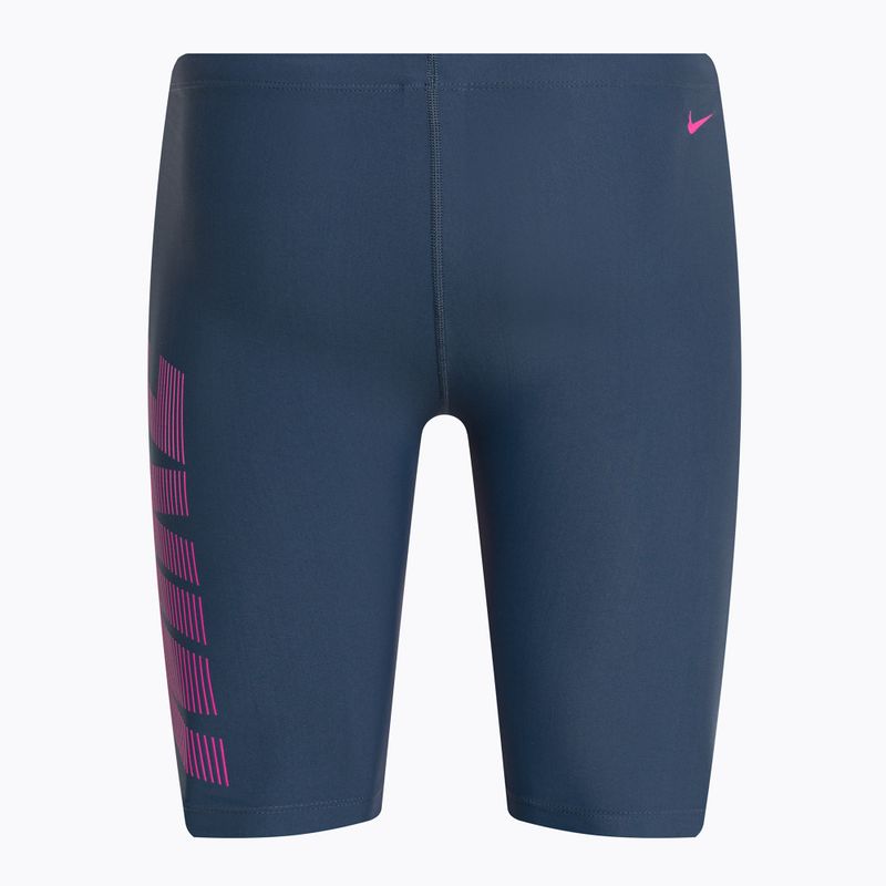 Vyriški maudymosi kostiumėliai Nike Rift Jammer pilkos ir juodos spalvų NESS9052 2