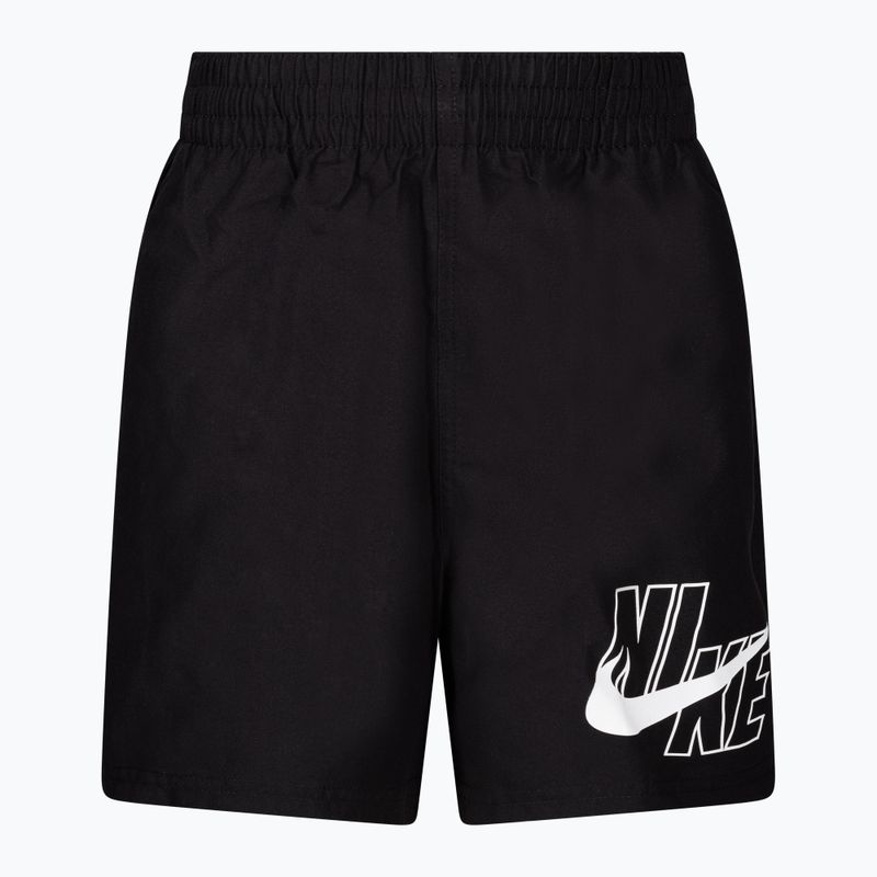 Nike Logo Solid Lap vaikiški maudymosi šortai juodi NESSA771-001