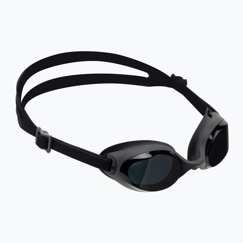 Nike Hyper Flow tamsiai pilkos spalvos plaukimo akiniai NESSA182-014