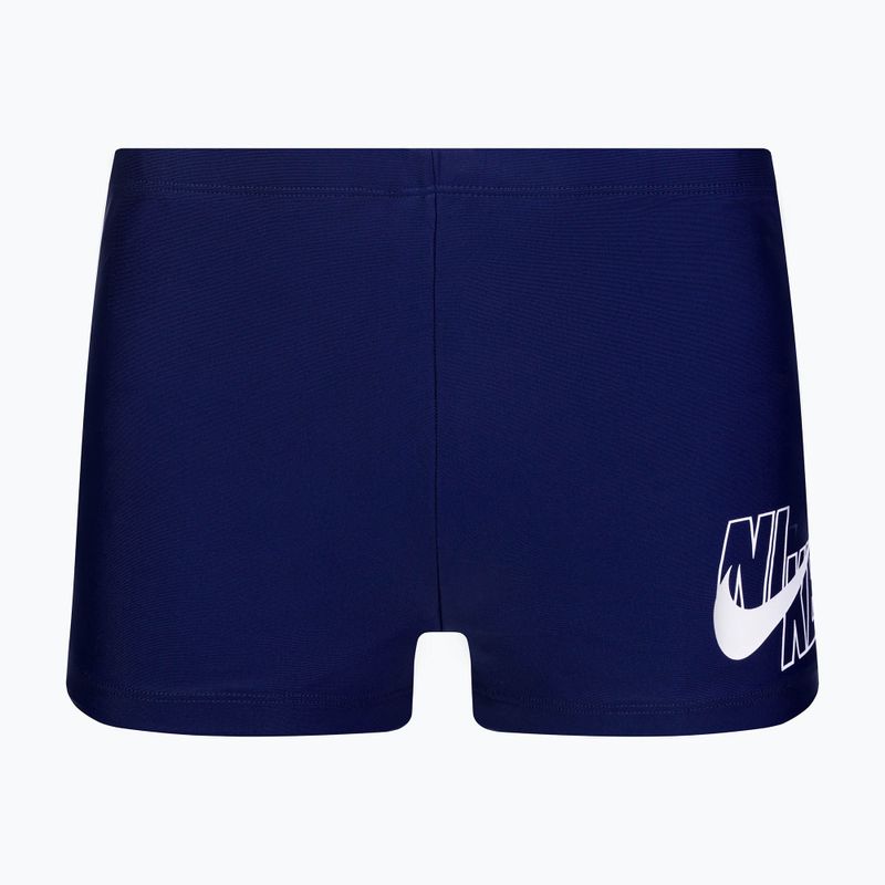 Vyriški maudymosi bokseriai Nike Logo Aquashort tamsiai mėlyni NESSA547-440