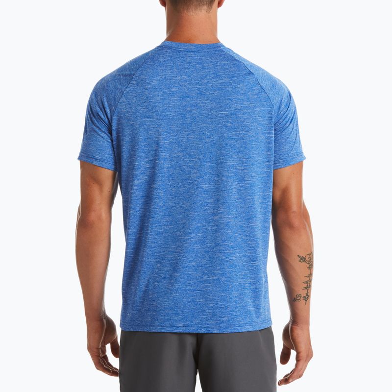 Vyriški treniruočių marškinėliai Nike Heather navy blue NESSA589-494 2