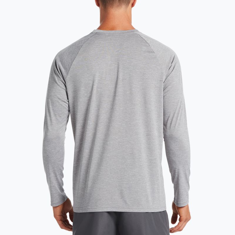 Treniruočių vyriška striukė ilgomis rankovėmis Nike Heather light grey NESSA590-090 7