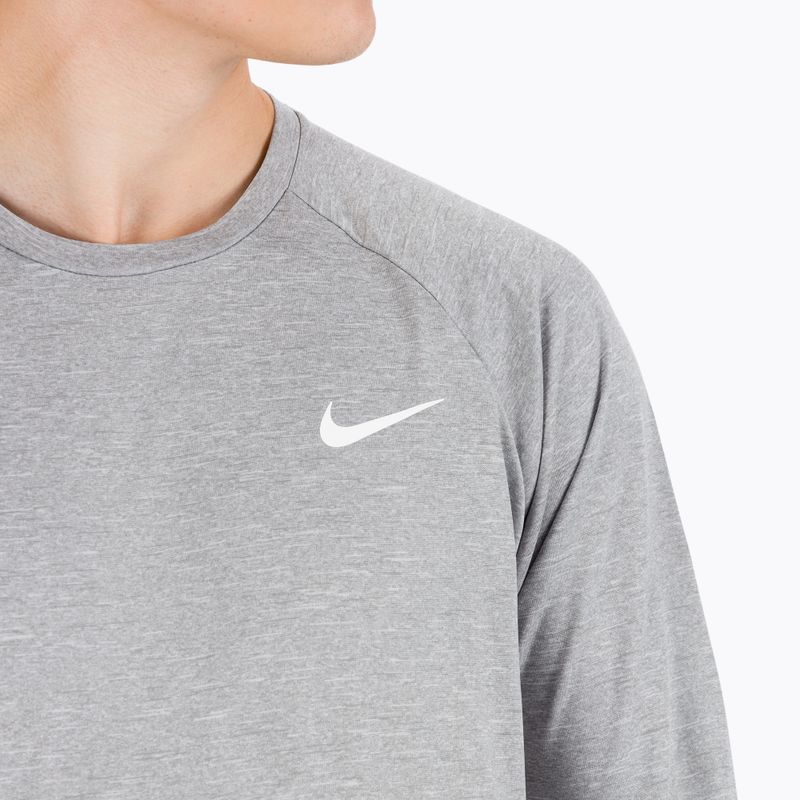 Treniruočių vyriška striukė ilgomis rankovėmis Nike Heather light grey NESSA590-090 4