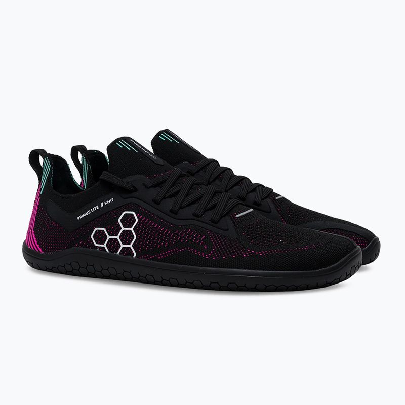 Moteriški barefoot batai Vivobarefoot Primus Lite Knit obsidian/ vibrant pink 3