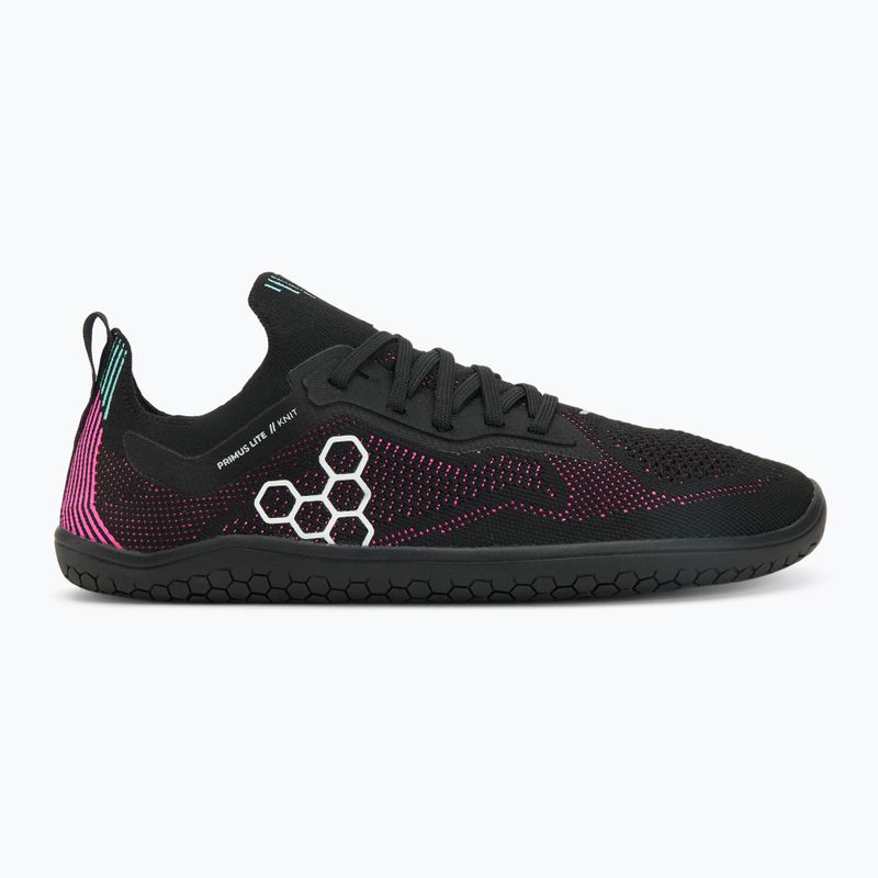 Moteriški barefoot batai Vivobarefoot Primus Lite Knit obsidian/ vibrant pink 2