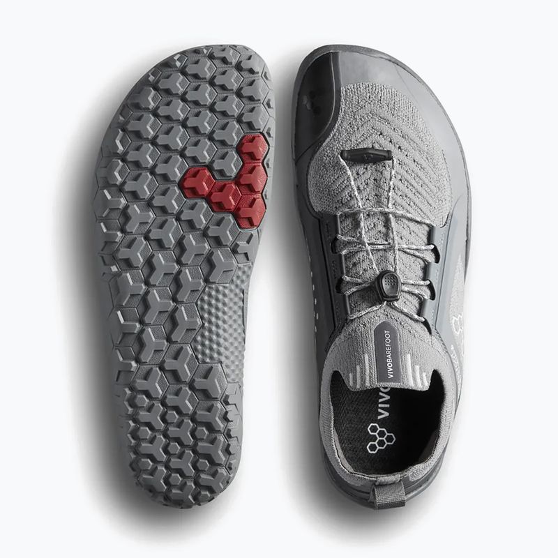 Vyriški barefoot batai Vivobarefoot Primus Trail Knit Fg storm cloud 5